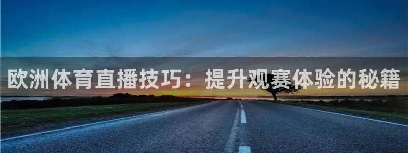 玩球直播app下载：欧洲体育直播技巧：提升观赛体验的秘籍