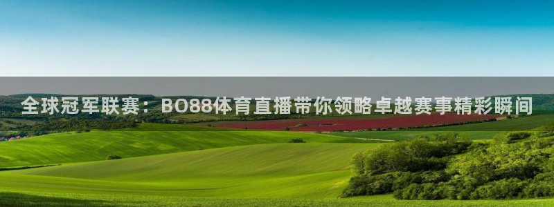 玩球直播免费下载：全球冠军联赛：BO88体育直播带你领略卓越赛事精彩瞬间
